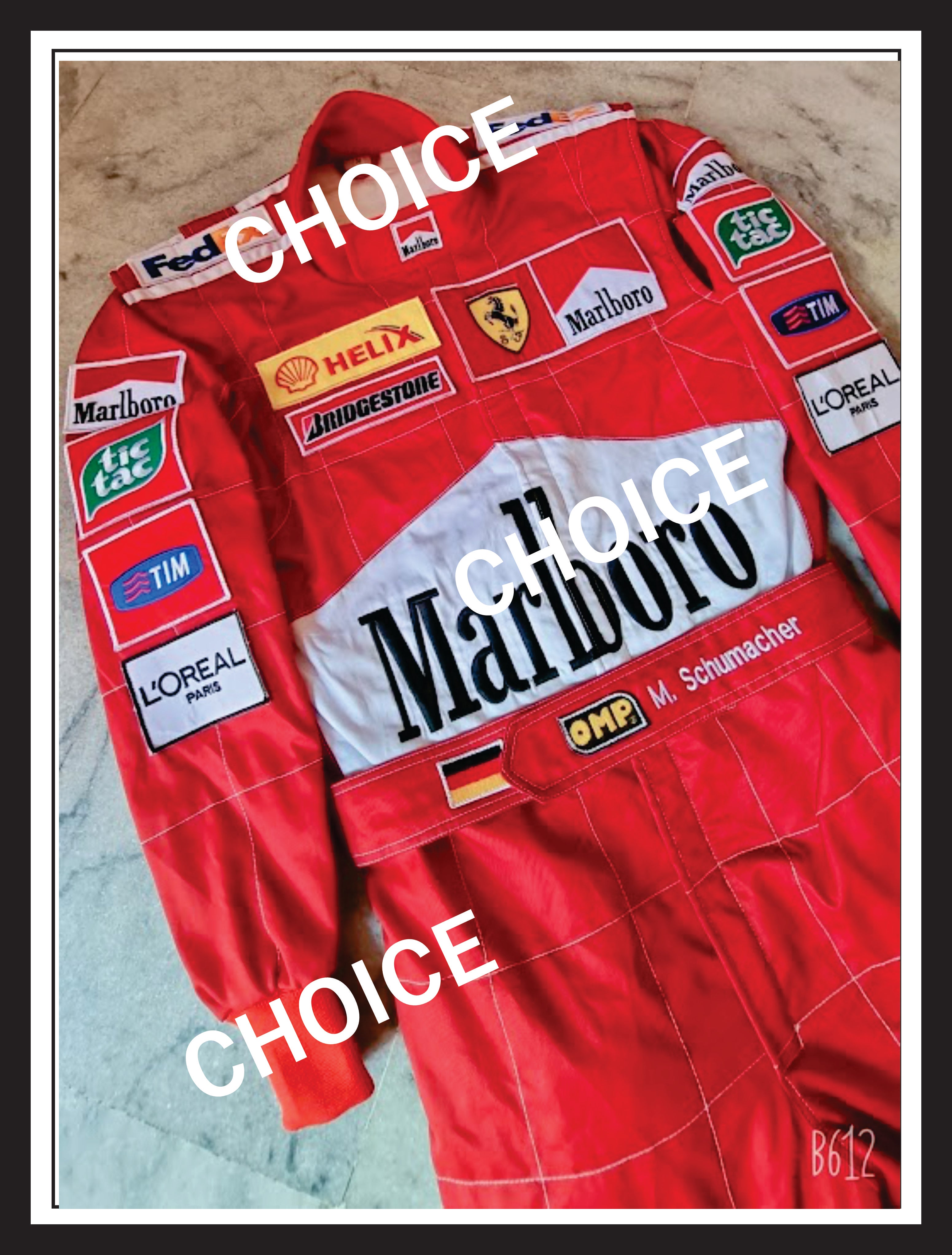 M Schumacher Replica Patches Suit 2000 Endless Racewear