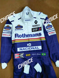 Ayrton Senna Rothmans 1984 Replica Embroidered patches Suit Endless Racewear