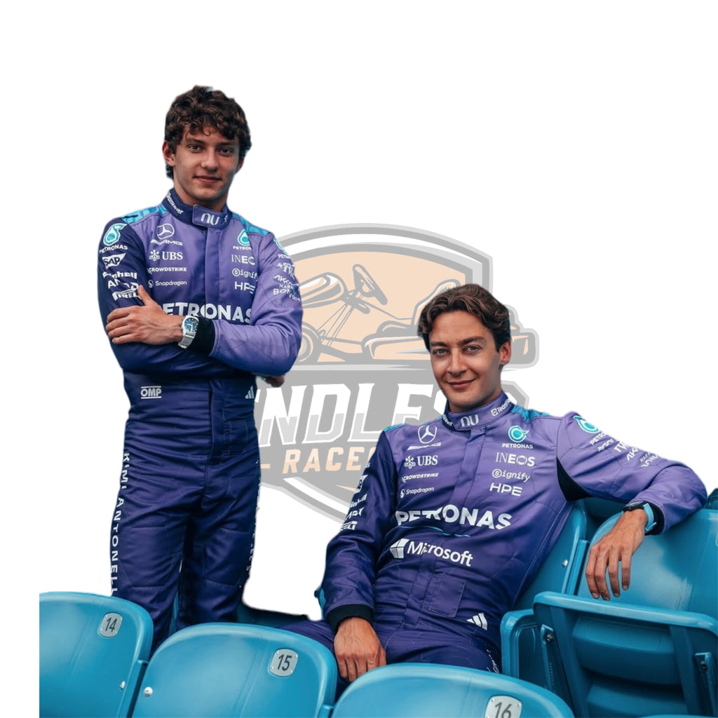 2026 Mercedes Miami GP Neon nights Replica Race Suit | AMG F1 Team Gear Endless Racewear