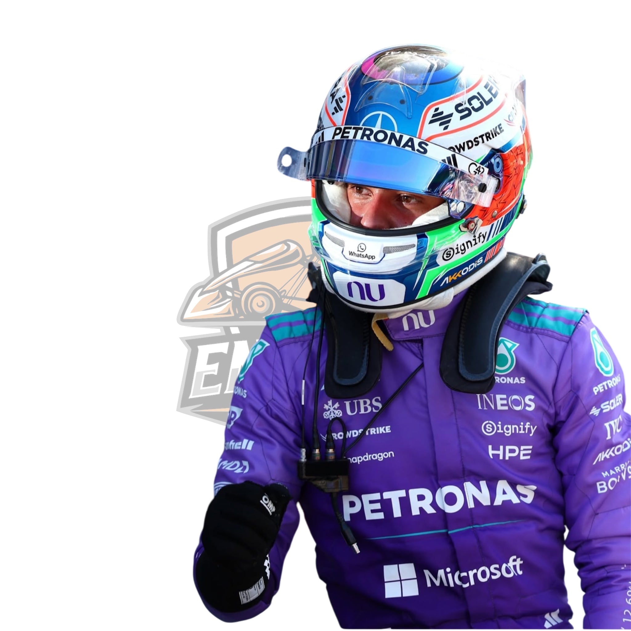 2026 Mercedes Miami GP Neon nights Replica Race Suit | AMG F1 Team Gear Endless Racewear