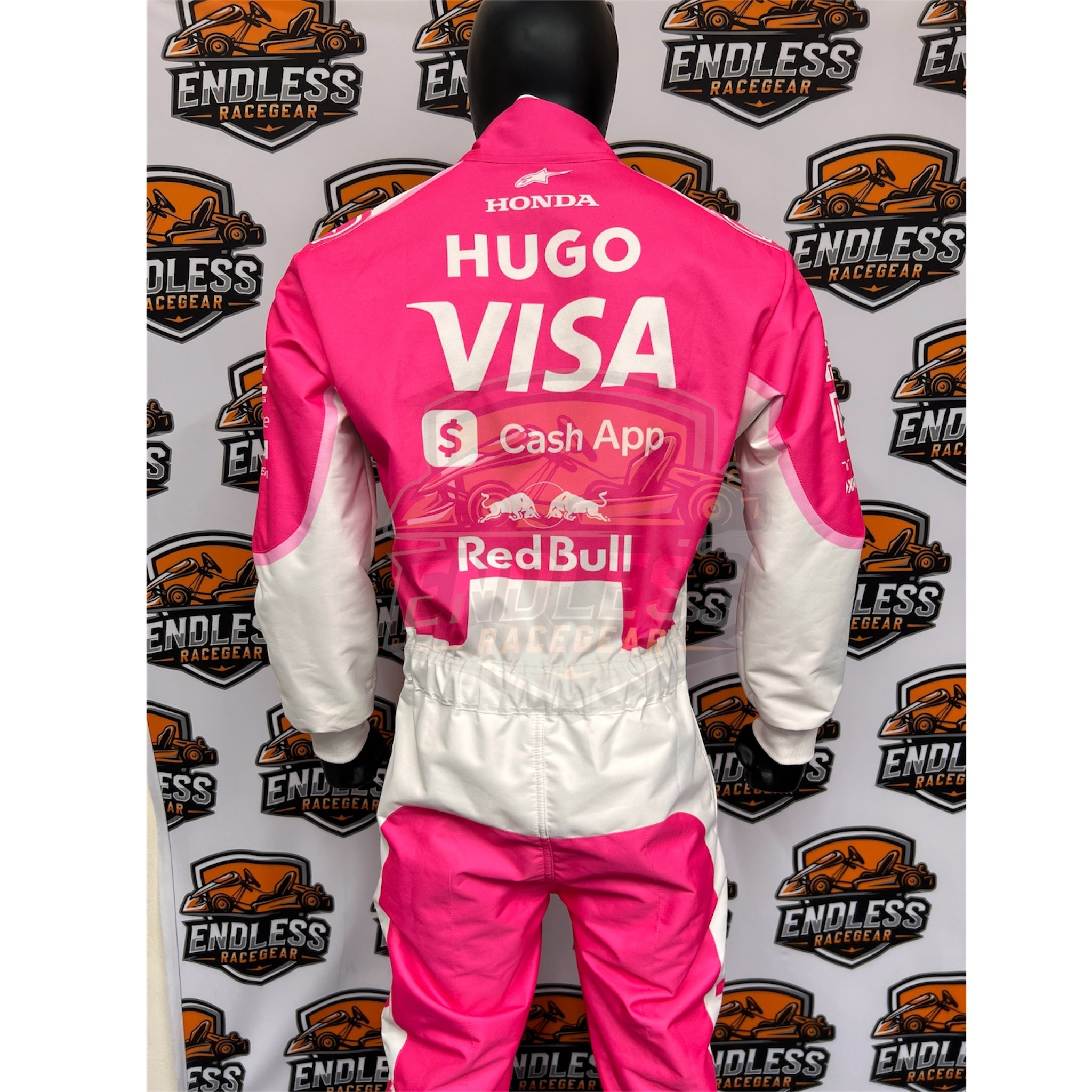 2025 Racing Bulls F1 Miami GP Replica Race Suit – Pink and White Edition Endless Racegear
