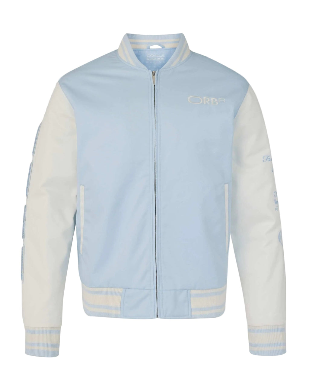 Red Bull Racing F1 Americana Varsity Jacket - Light Blue