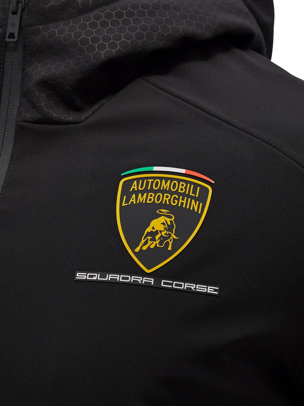 Automobili Lamborghini Squadra Corse Men's Team Parka Jacket - Black