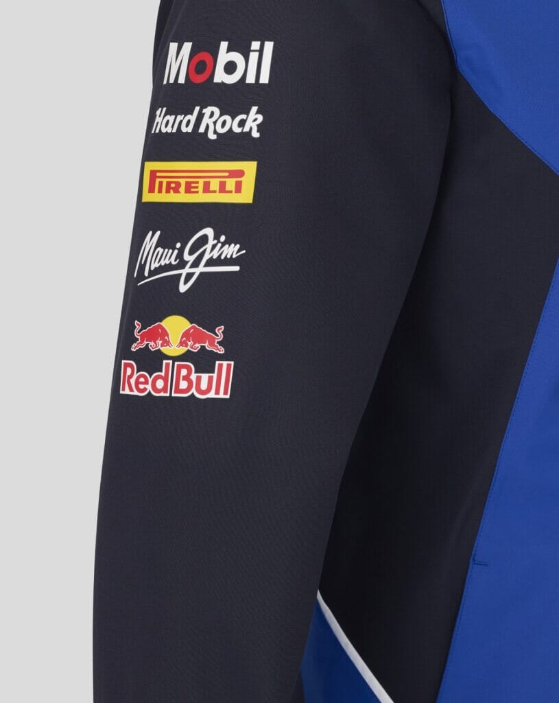 Red Bull Racing F1 2026 Team Rain Jacket - Blue/Navy