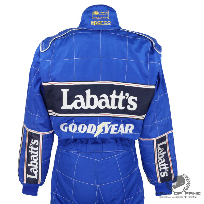 1992 Ricardo Patrese Race Used Williams Renault F1 Suit– Championship Season Endless Racegear