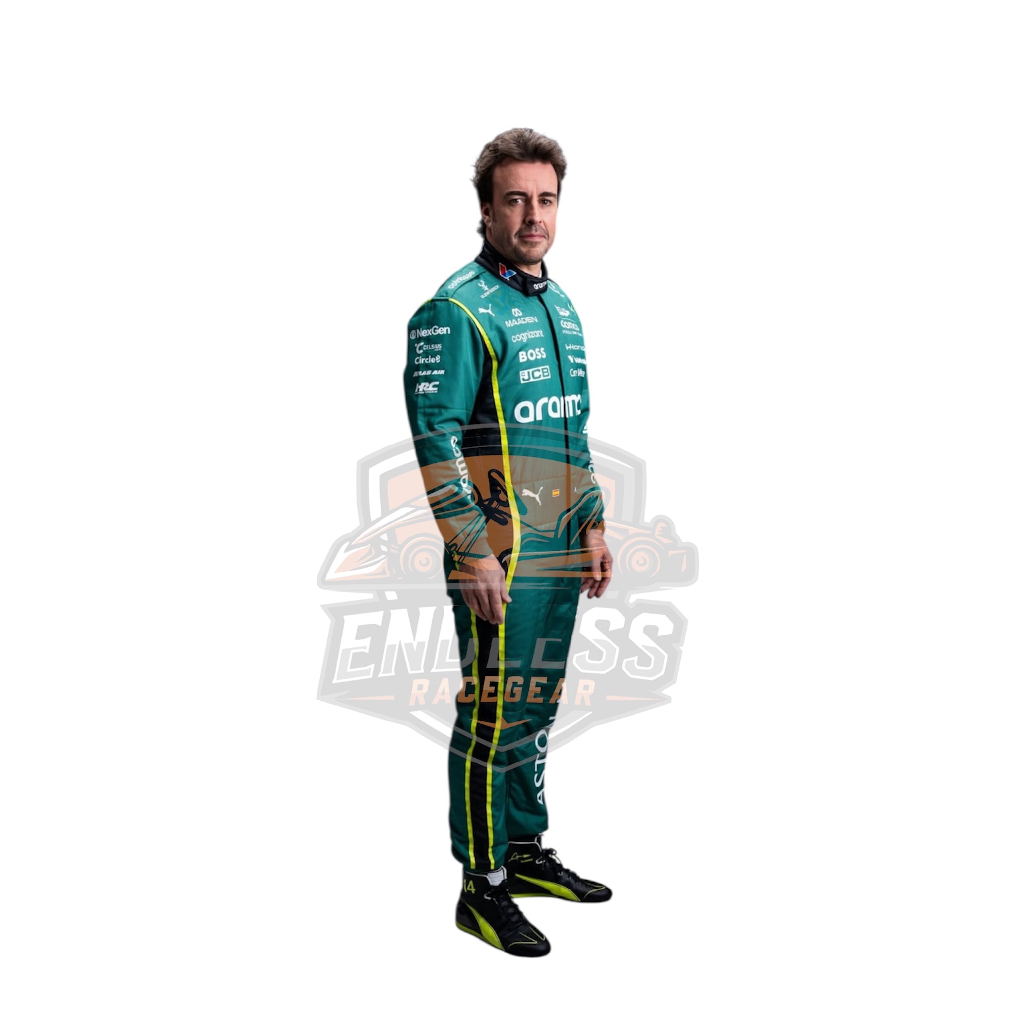 2026 Aston Martin Aramco F1 Team Race Suit – Alonso & Stroll Edition Endless Racewear