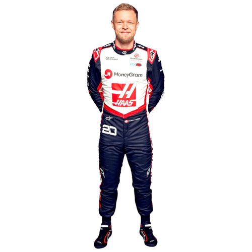 2024 Haas F1 Team race suit, navy with red and white panels