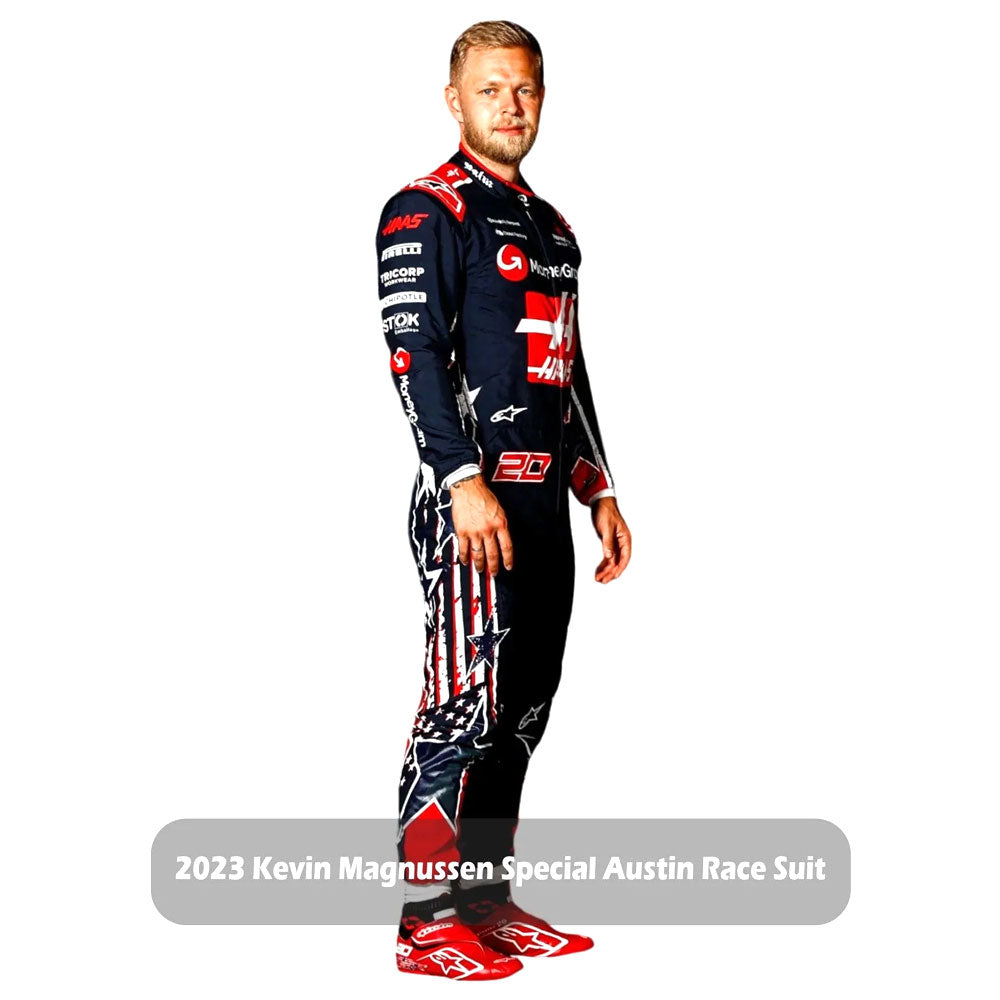 2023 Kevin Magnussen Special Austin Race Suit - United States Grand Prix Endless Racewear