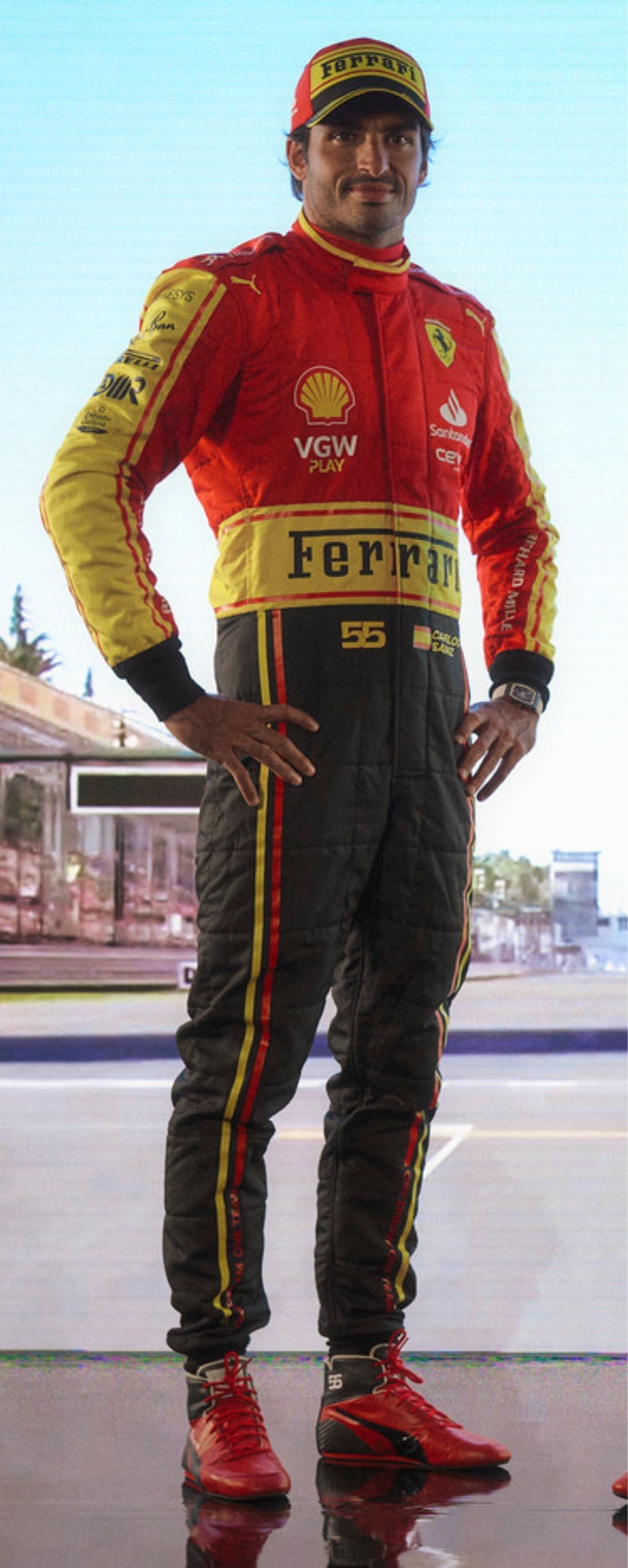 Carlos Sainz  Special Suit 2023 Monza Endless Racewear