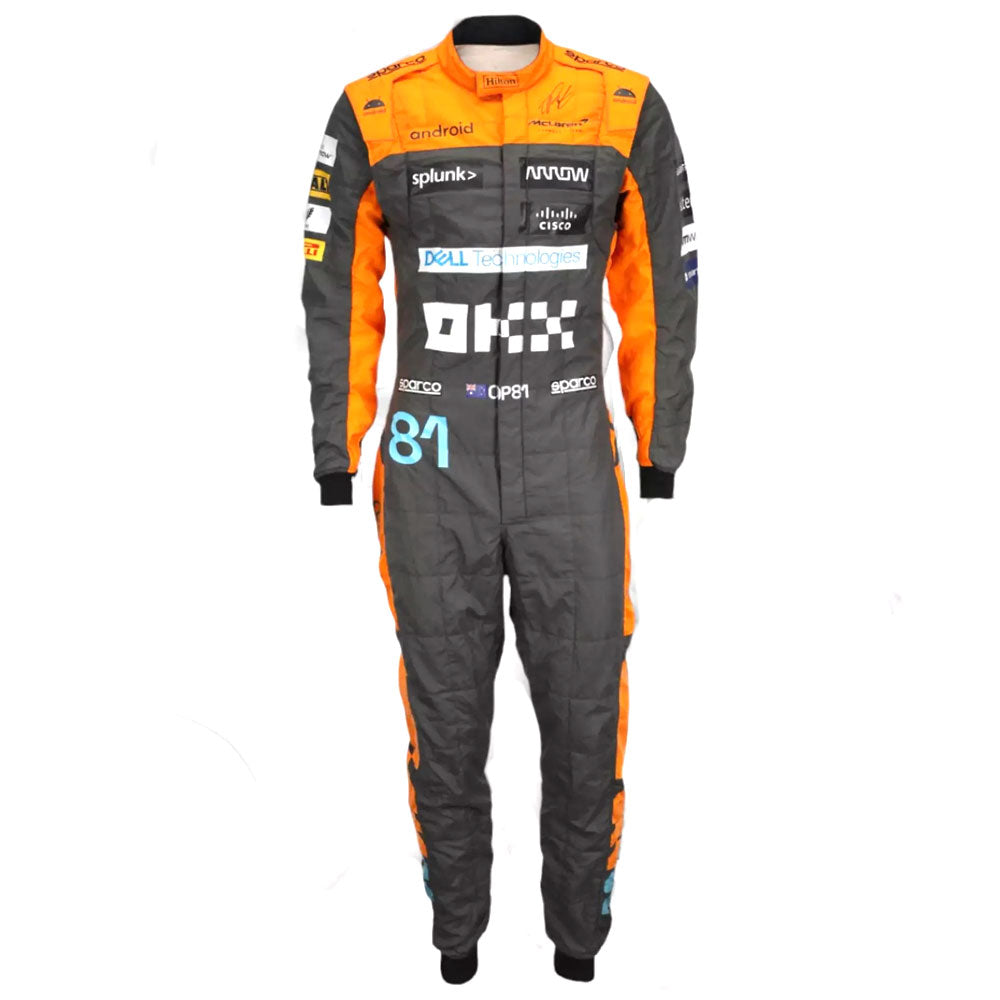 2023 New Oscar Piastri official Replica Race Suit Team McLaren F1 Endless Racewear