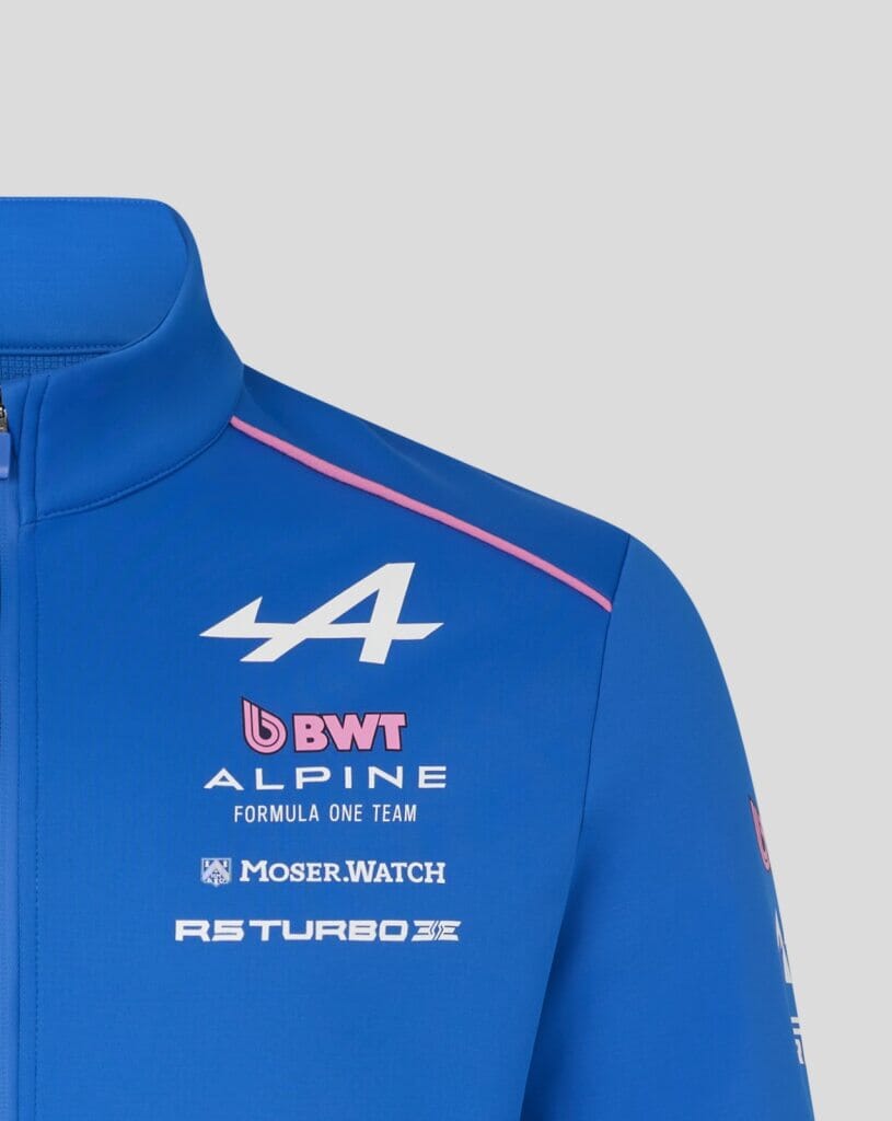 Alpine Racing F1 2026 Team Softshell Jacket - Lapis Blue