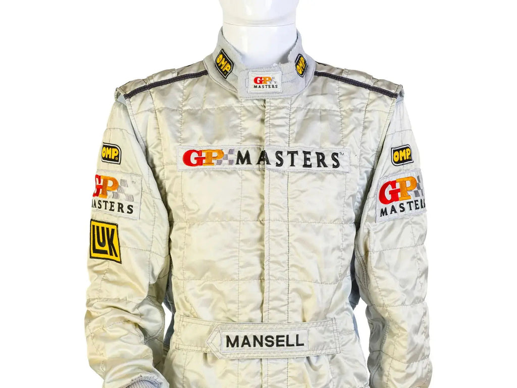 2005 GP Masters Nigel Mansell OMP Embroidered Race Suit Endless Racegear