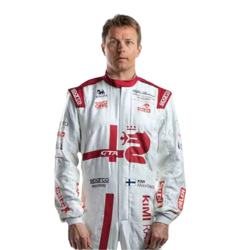 2021 Kimi Räikkönen Alfa Romeo F1 Team Race Suit - Ex Race Gear