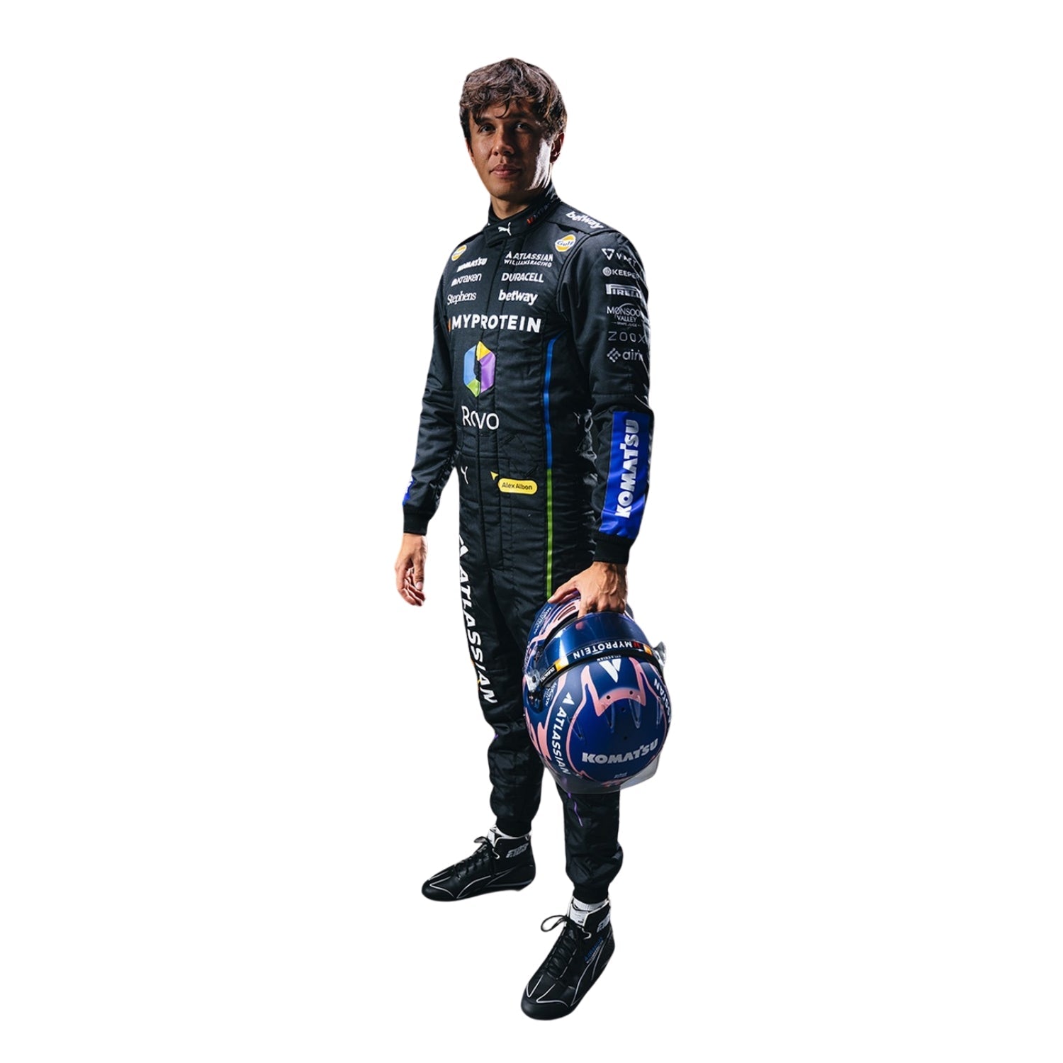 2025 F1 Racing Costume Worn By Carlos Sainz and Alenaxder Albon Las Vegas GP Endless Racewear