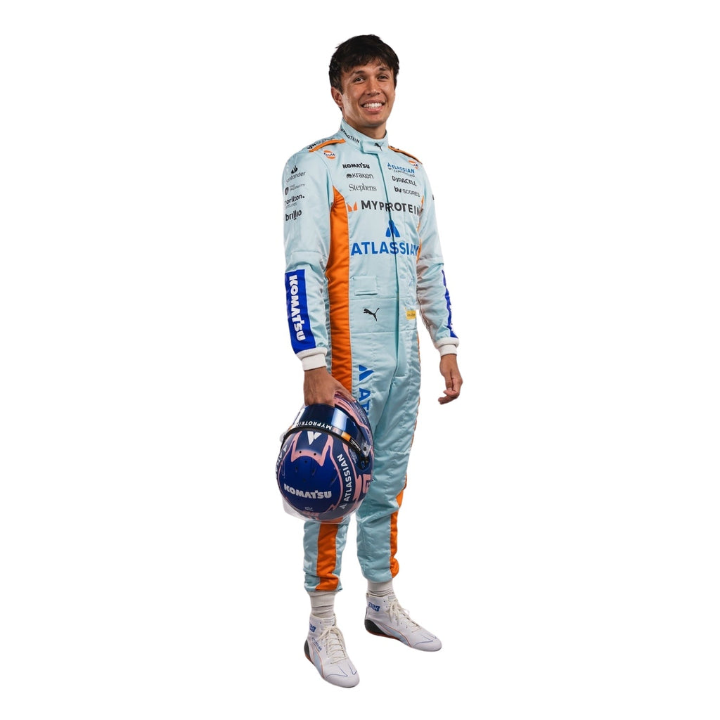 2025 F1 Racing Costume Worn By Carlos Sainz and Alenaxder Albon Sao Paul GP Endless Racewear