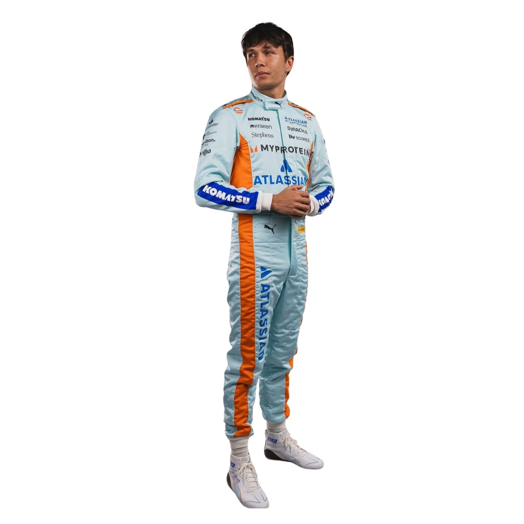 2025 F1 Racing Costume Worn By Carlos Sainz and Alenaxder Albon Sao Paul GP Endless Racewear