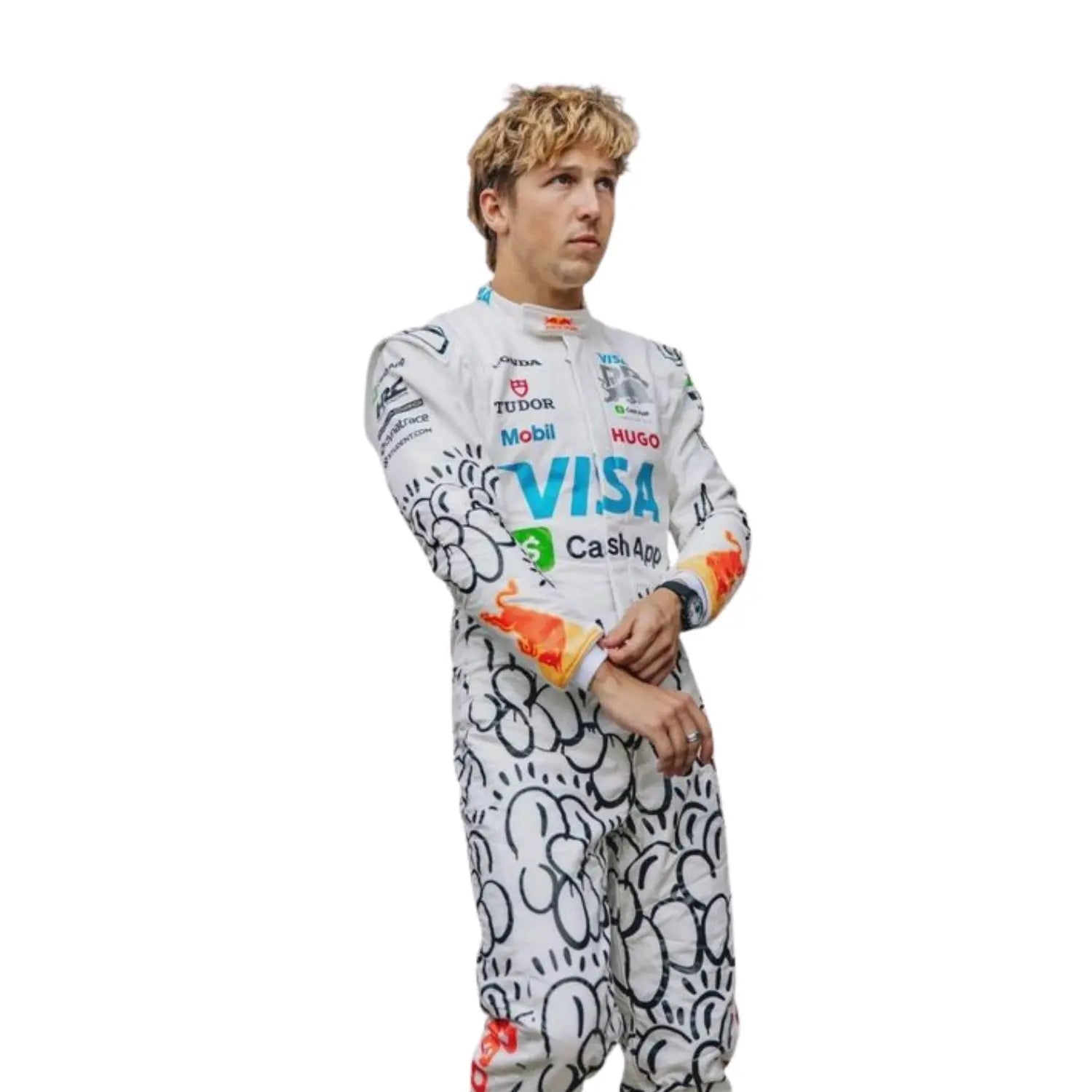 2025 F1 Racing Costume Worn By Isack Hadjar and Liam Lawson British GP Endless Racewear