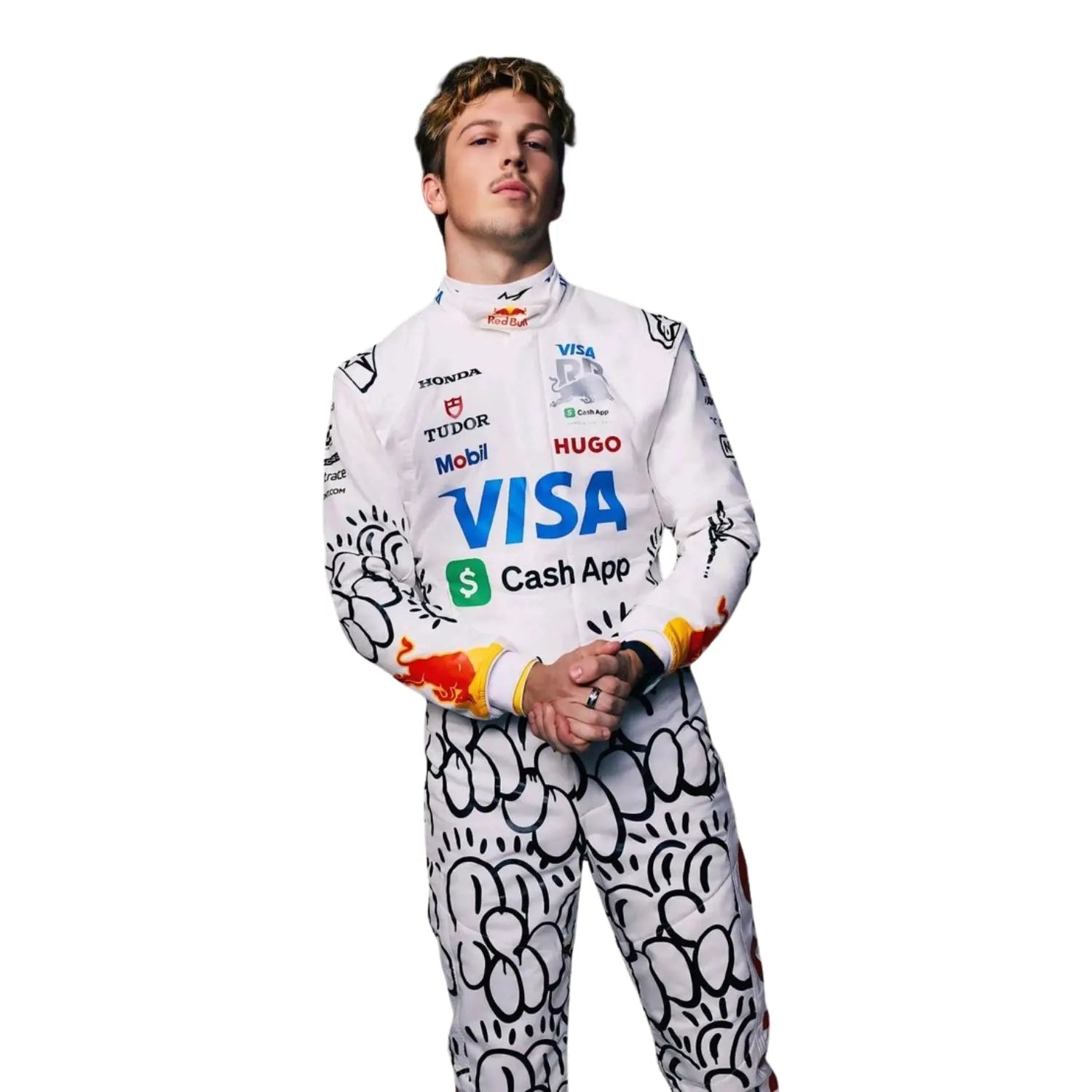 2025 F1 Racing Costume Worn By Isack Hadjar and Liam Lawson British GP Endless Racewear
