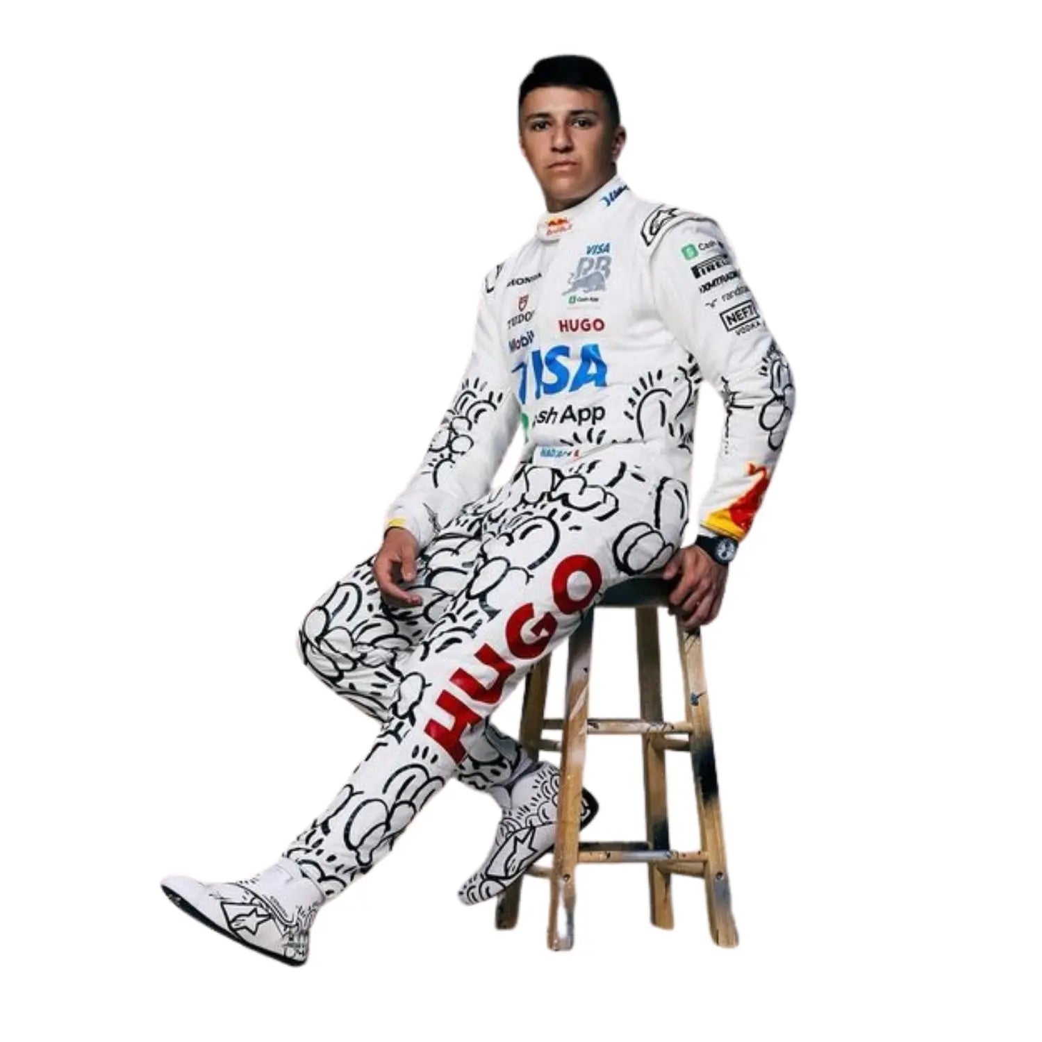 2025 F1 Racing Costume Worn By Isack Hadjar and Liam Lawson British GP Endless Racewear