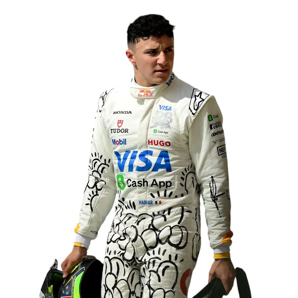 2025 F1 Racing Costume Worn By Isack Hadjar and Liam Lawson British GP Endless Racewear