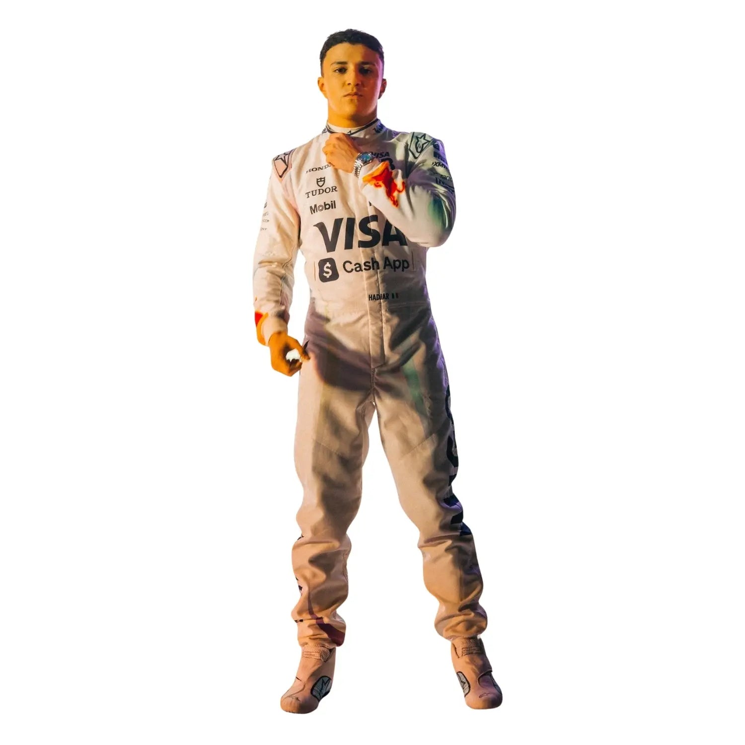 2025 F1 Racing Costume Worn By Isack Hadjar and Liam lawson Las Vegas GP Endless Racewear