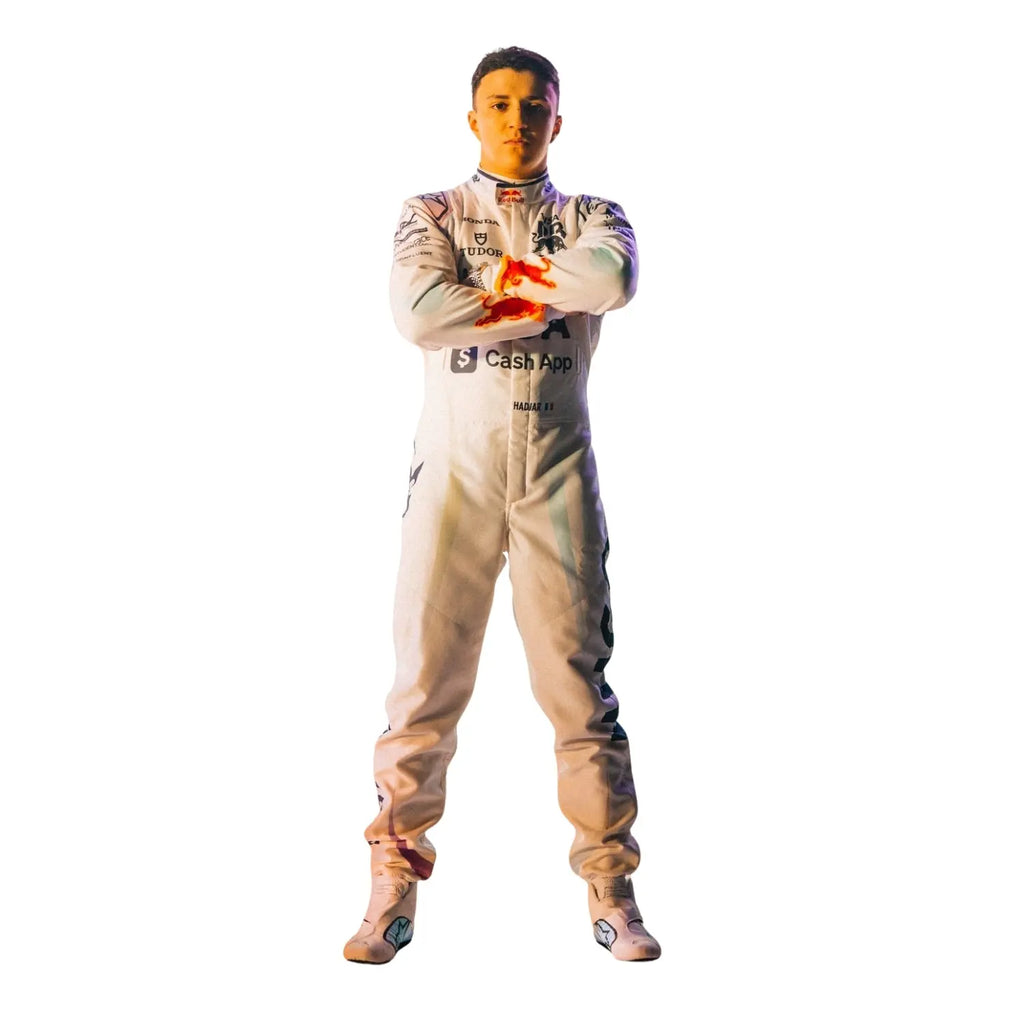 2025 F1 Racing Costume Worn By Isack Hadjar and Liam lawson Las Vegas GP Endless Racewear