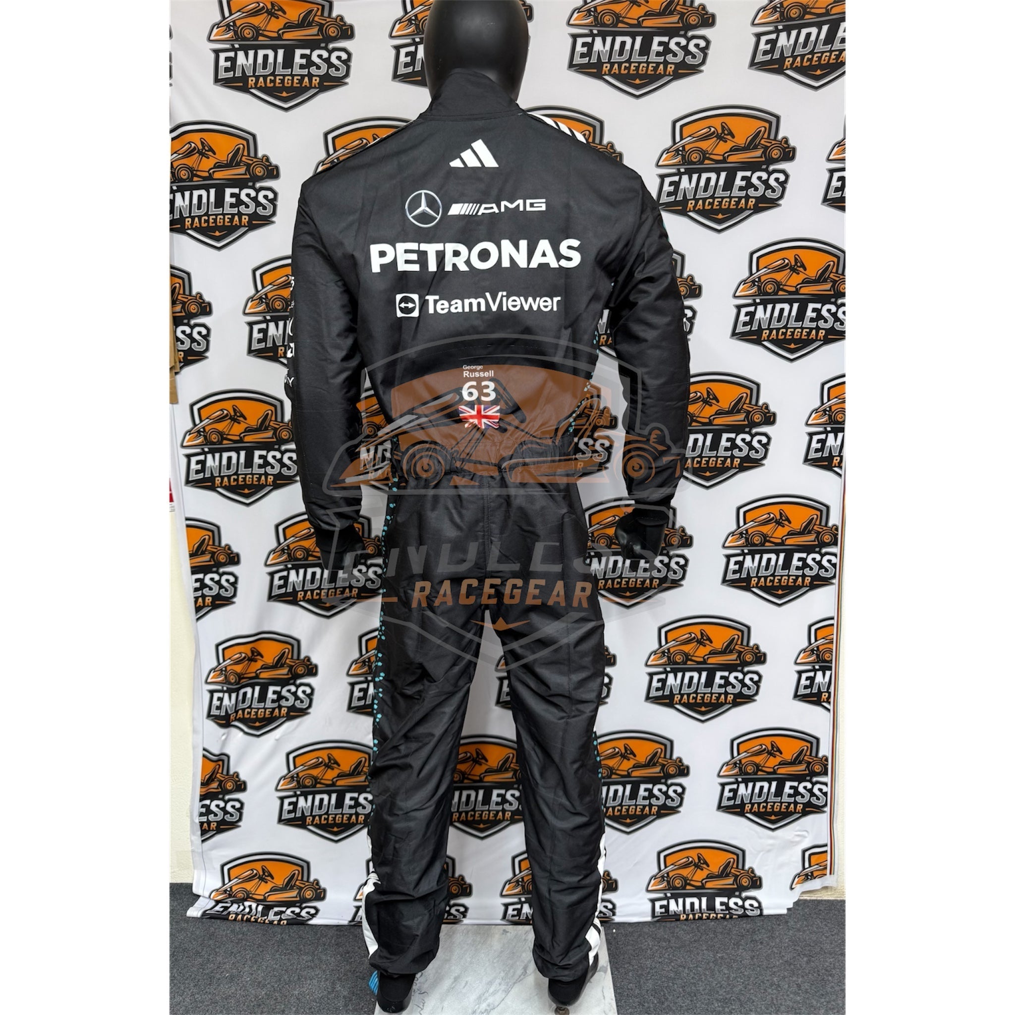 2025 Andrea Kimi Antonelli & George Russell Mercedes replica suit Endless Racegear