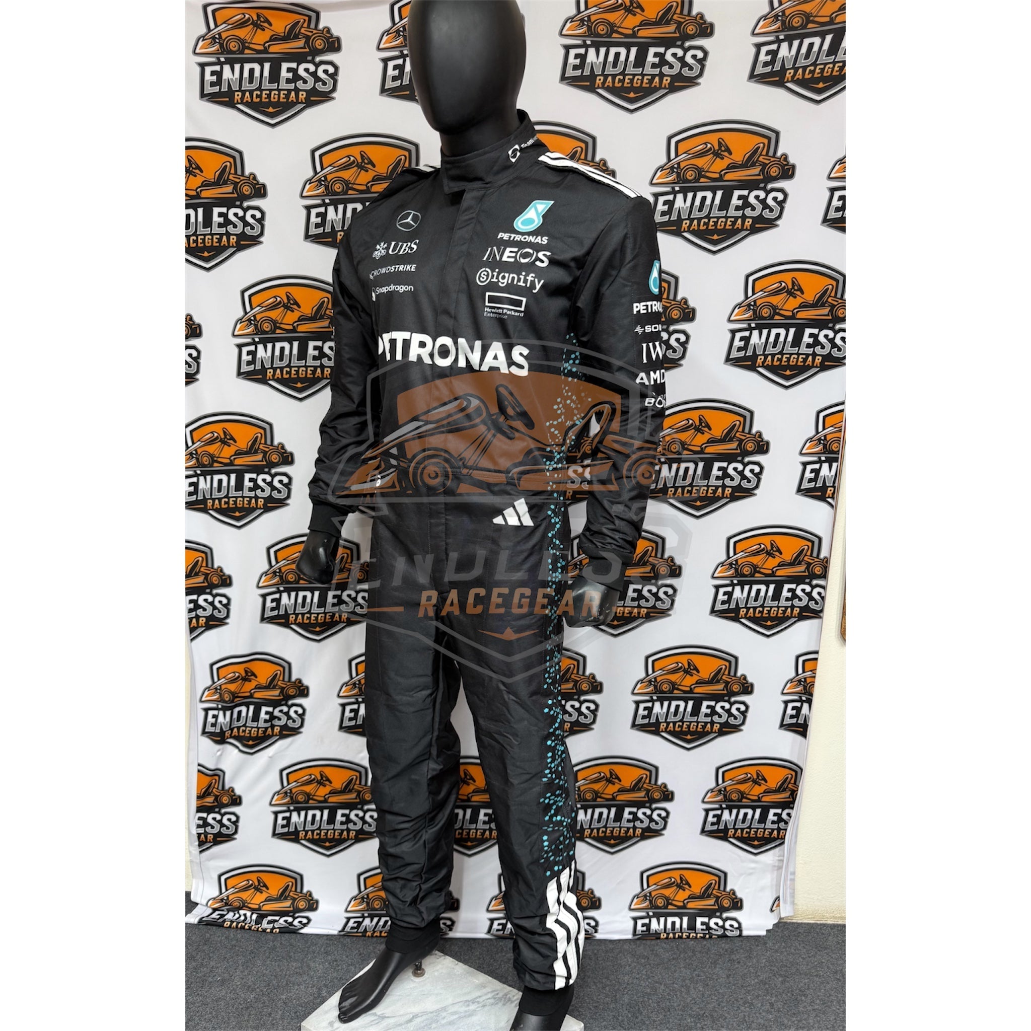 2025 Andrea Kimi Antonelli & George Russell Mercedes replica suit Endless Racegear