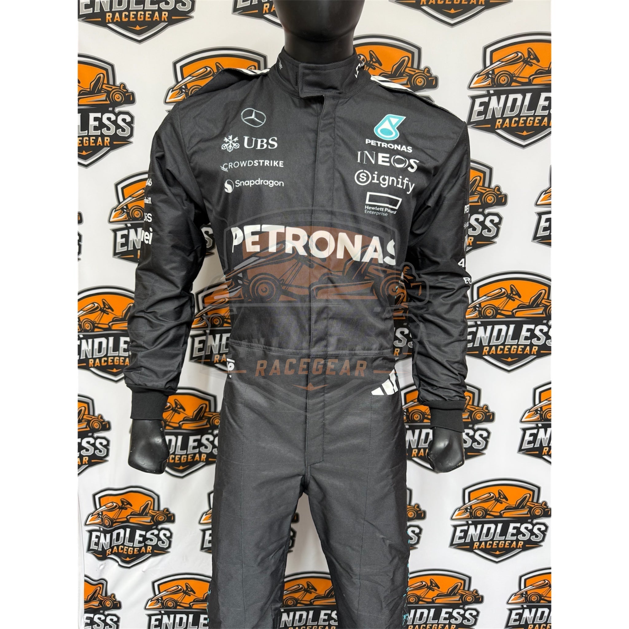 2025 Andrea Kimi Antonelli & George Russell Mercedes replica suit Endless Racegear