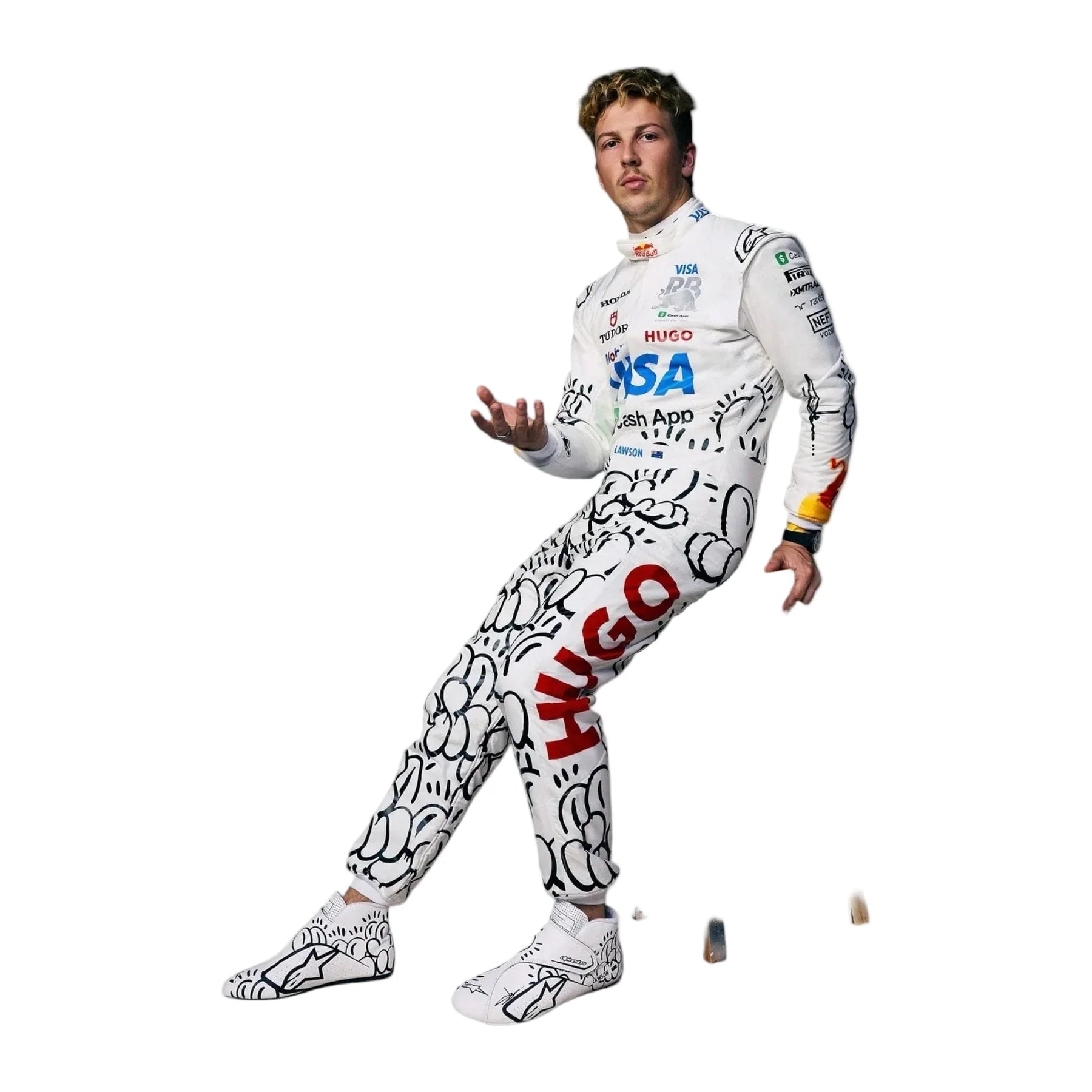 2025 Liam Lawson Racing Bulls F1 British GP Replica Race Suit Endless Racewear