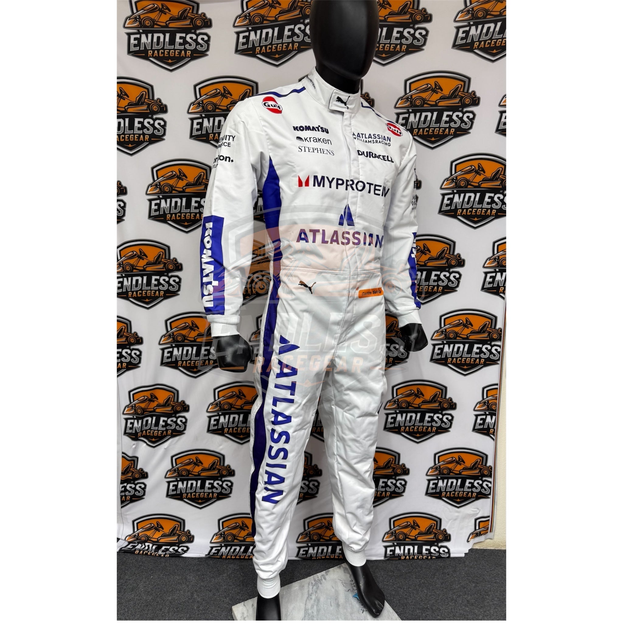 2025 Williams Carlos Sainz replica F1 race suit - Premium Endless Racegear
