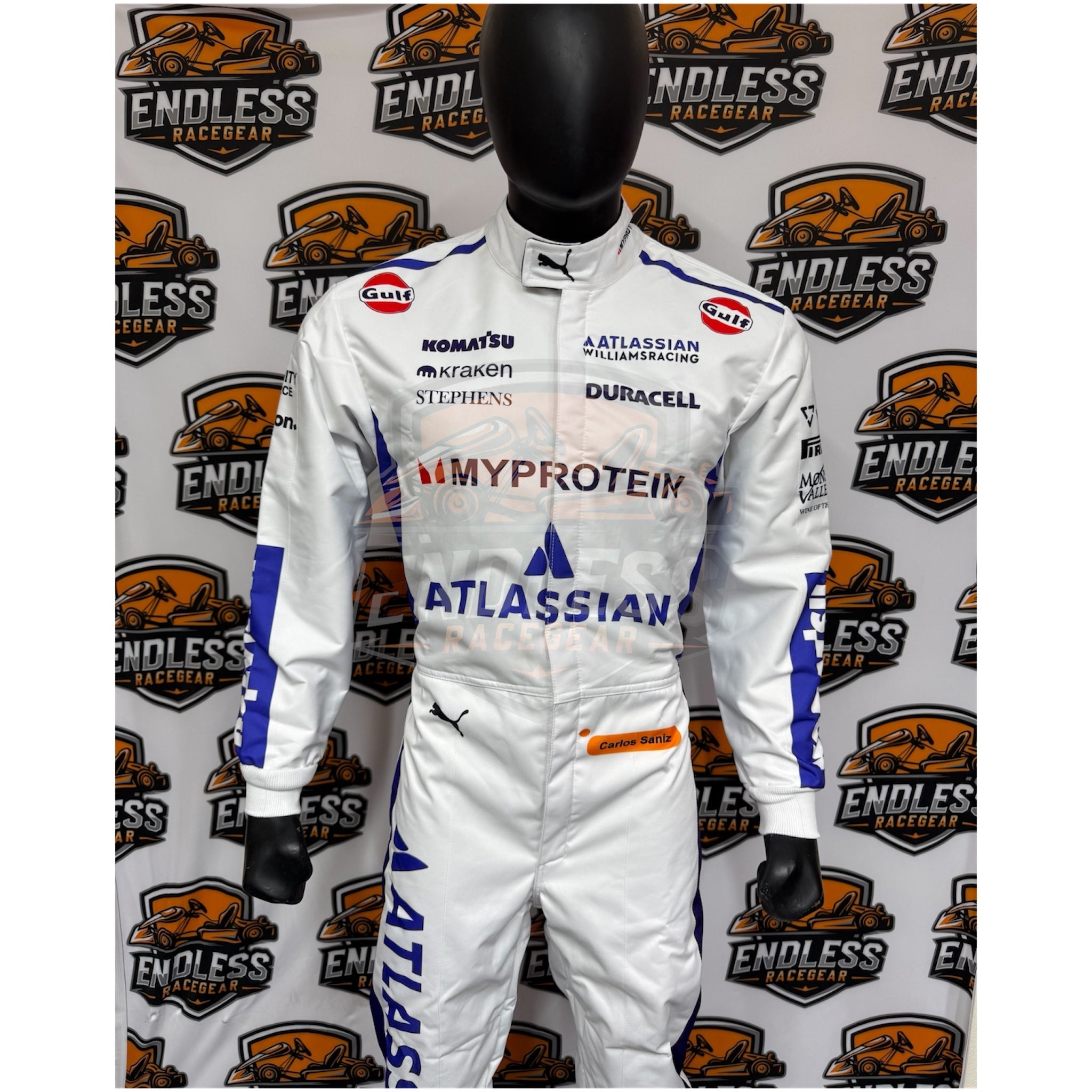 2025 Williams Carlos Sainz replica F1 race suit - Premium Endless Racewear