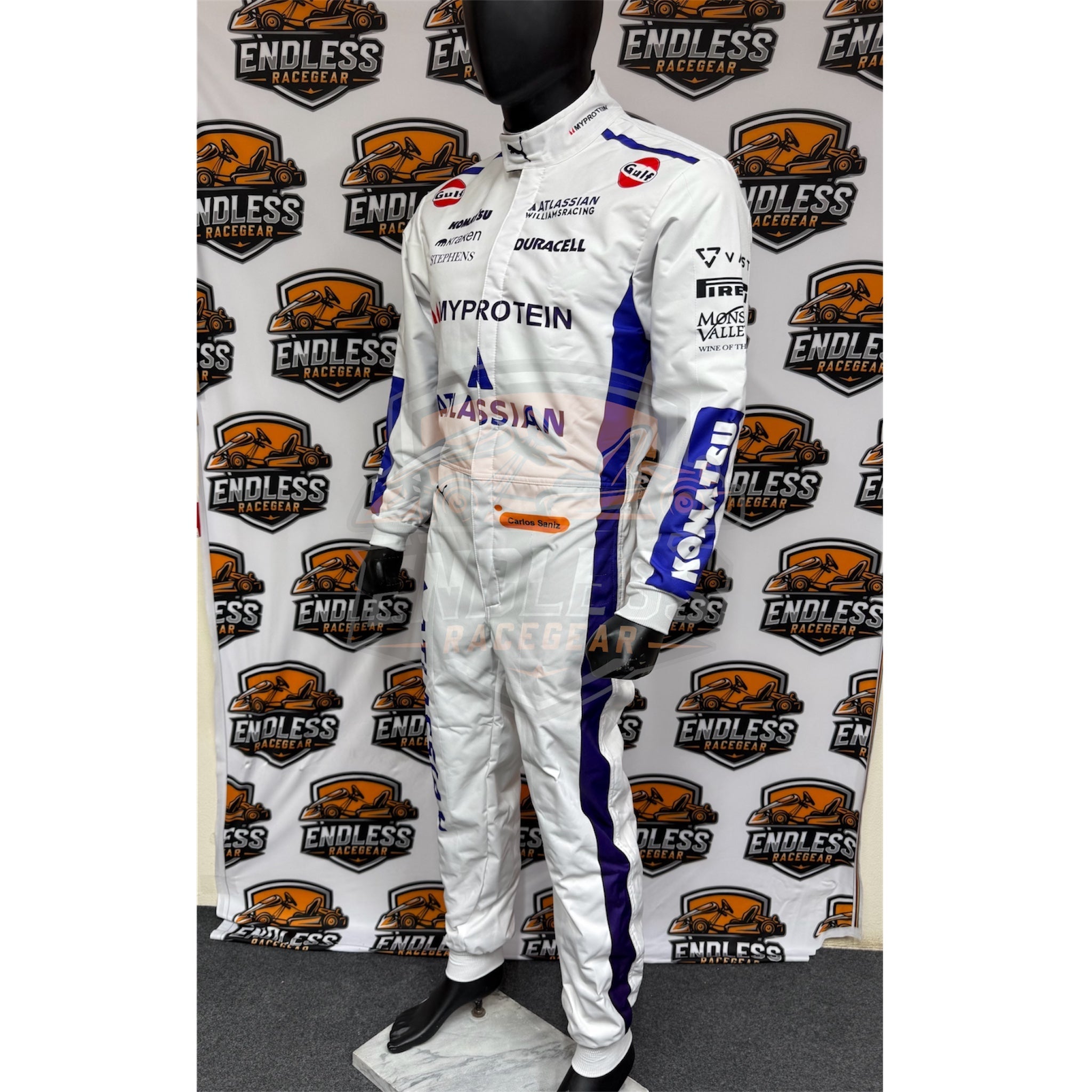 2025 Williams Carlos Sainz replica F1 race suit - Premium Endless Racewear