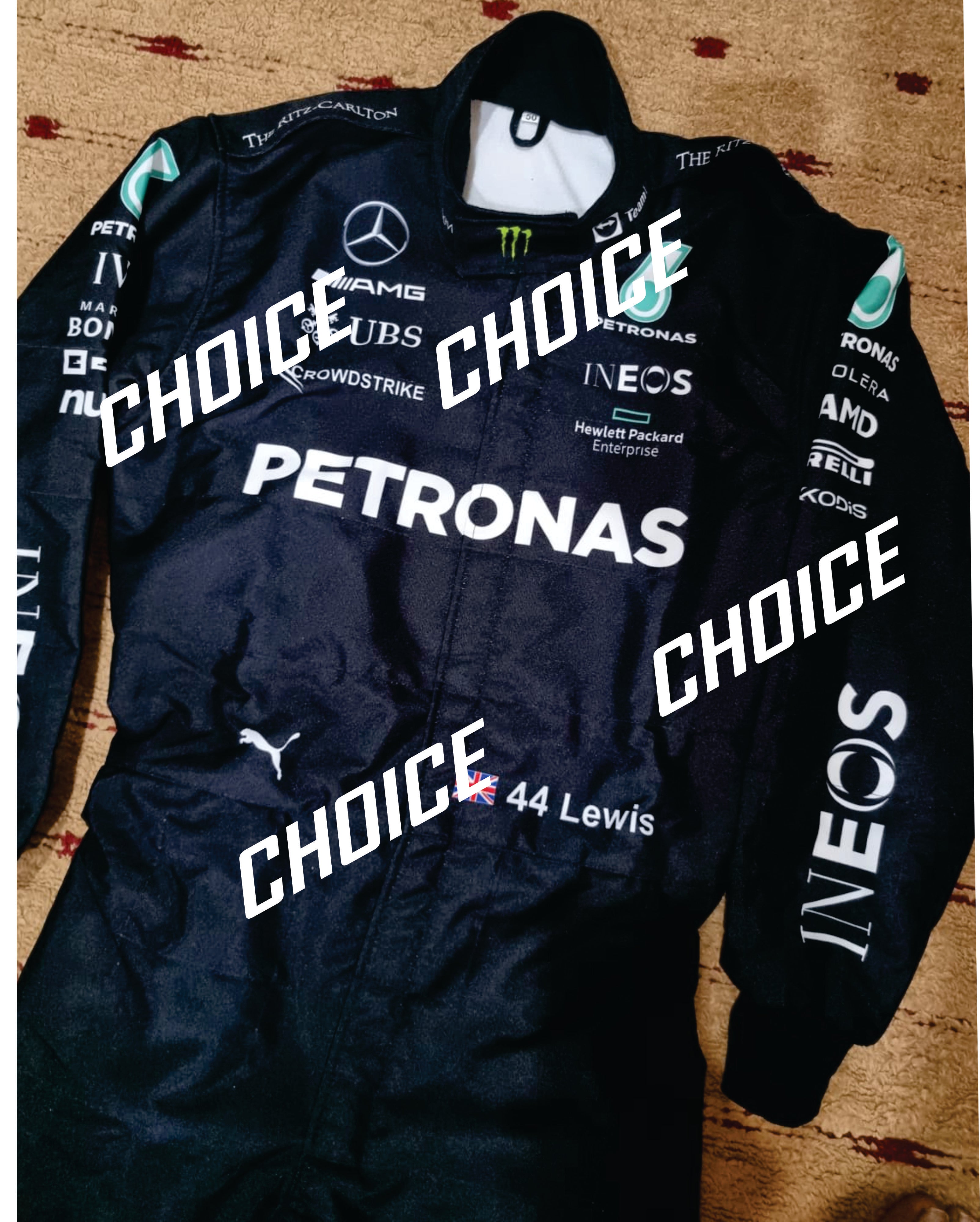 Mercedes Hamilton F1 Printed Suit 2023 Endless Racewear