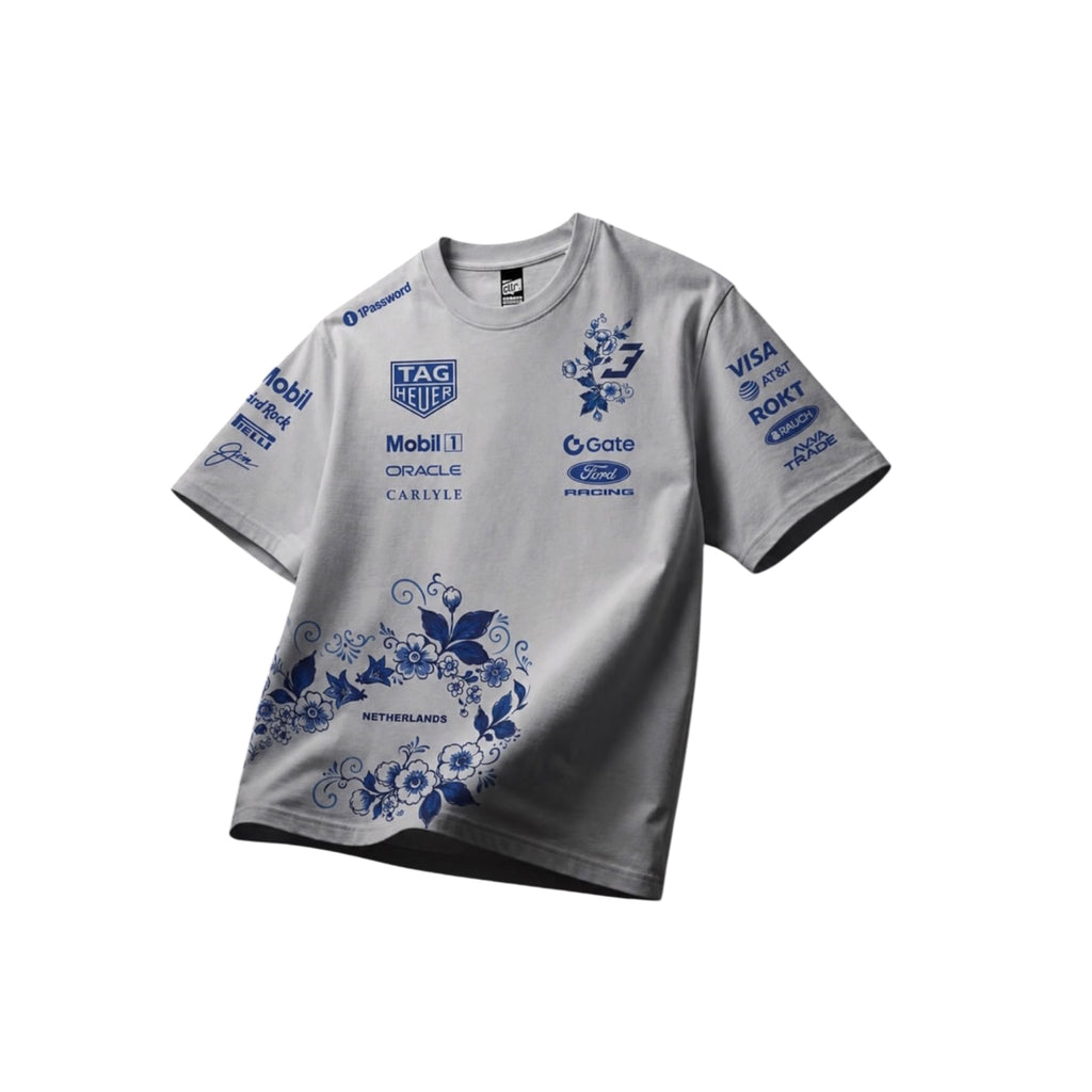 2026 Red Bull Max Verstappen Dutch GP Racing Team Driver Replica T-Shirt
