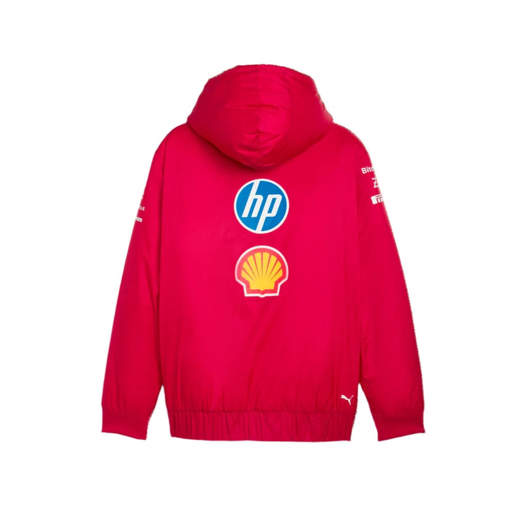 Scuderia Ferrari F1 2025 Team Reversible Jacket - Dark Cherry