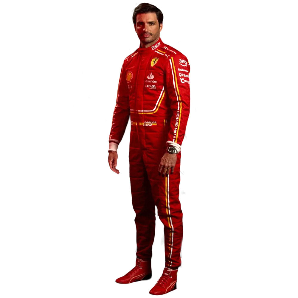 Carlos Sainz  Scuderia Ferrari Race suit 2024 Endless Racewear