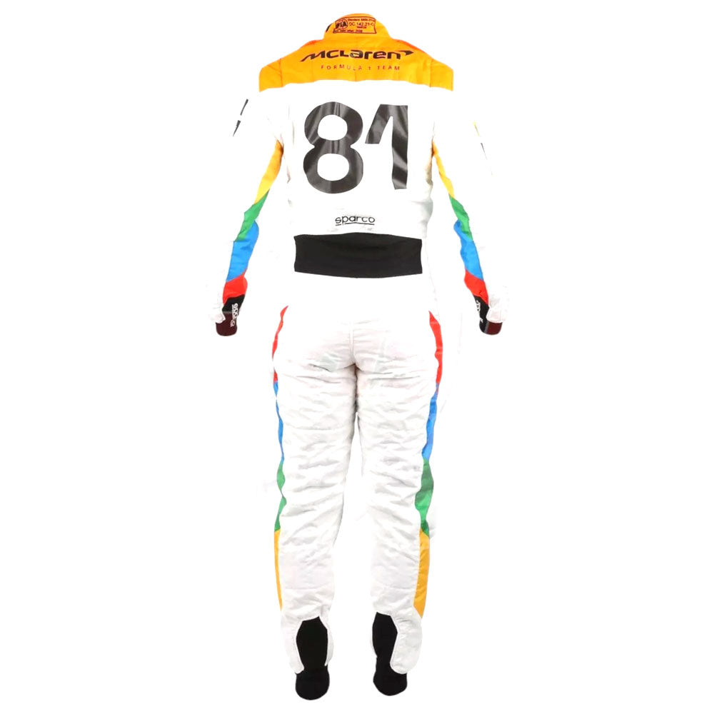 NEW MCLAREN SILVERSTONE OSCAR PIASTRI 2023 RACE SUIT F1 TEAM Endless Racewear