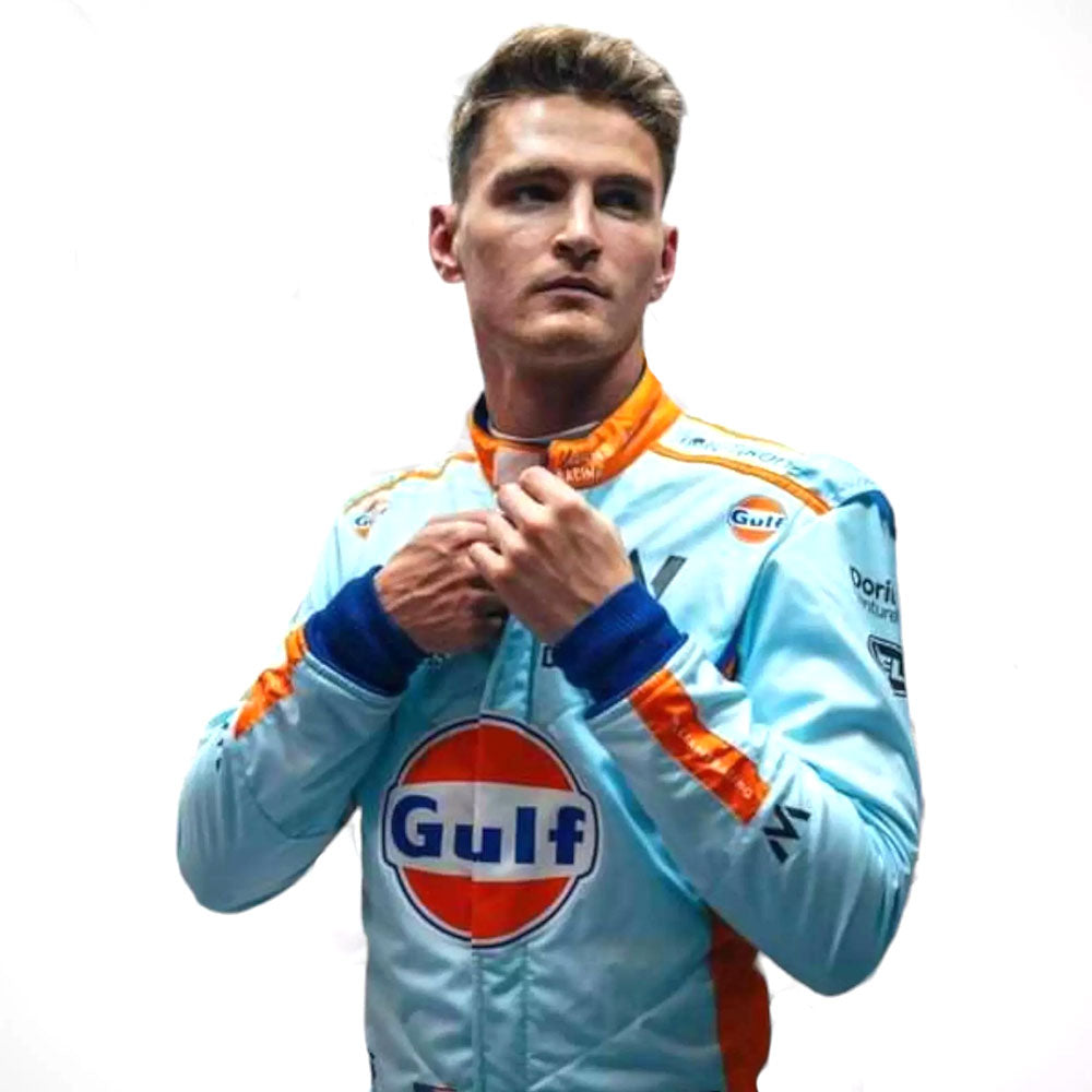 2023 Logan Sargeant Gulf F1 Race Suit Singapore GP Endless Racewear