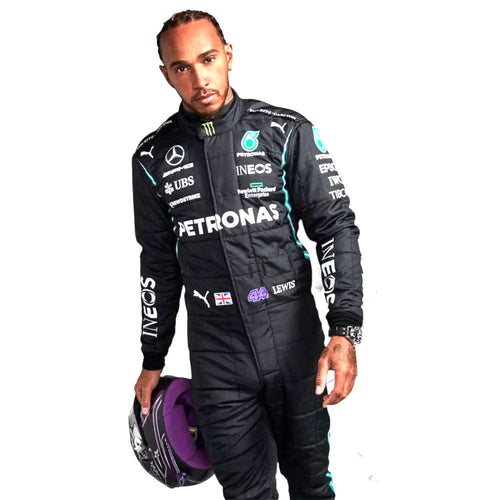 2020 Lewis Hamilton Mercedes AMG F1 Replica Race Suit Endless Racewear