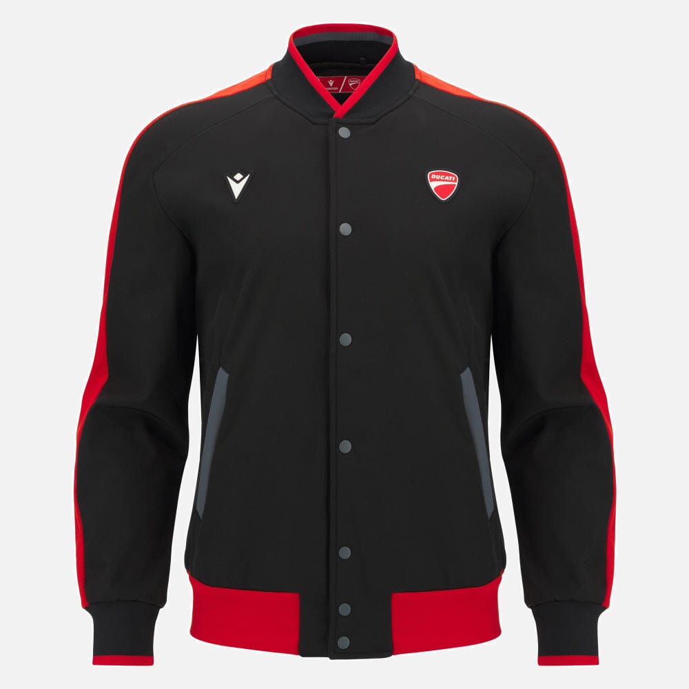 Ducati x Macron Men's Warmup College Jacket  - Black