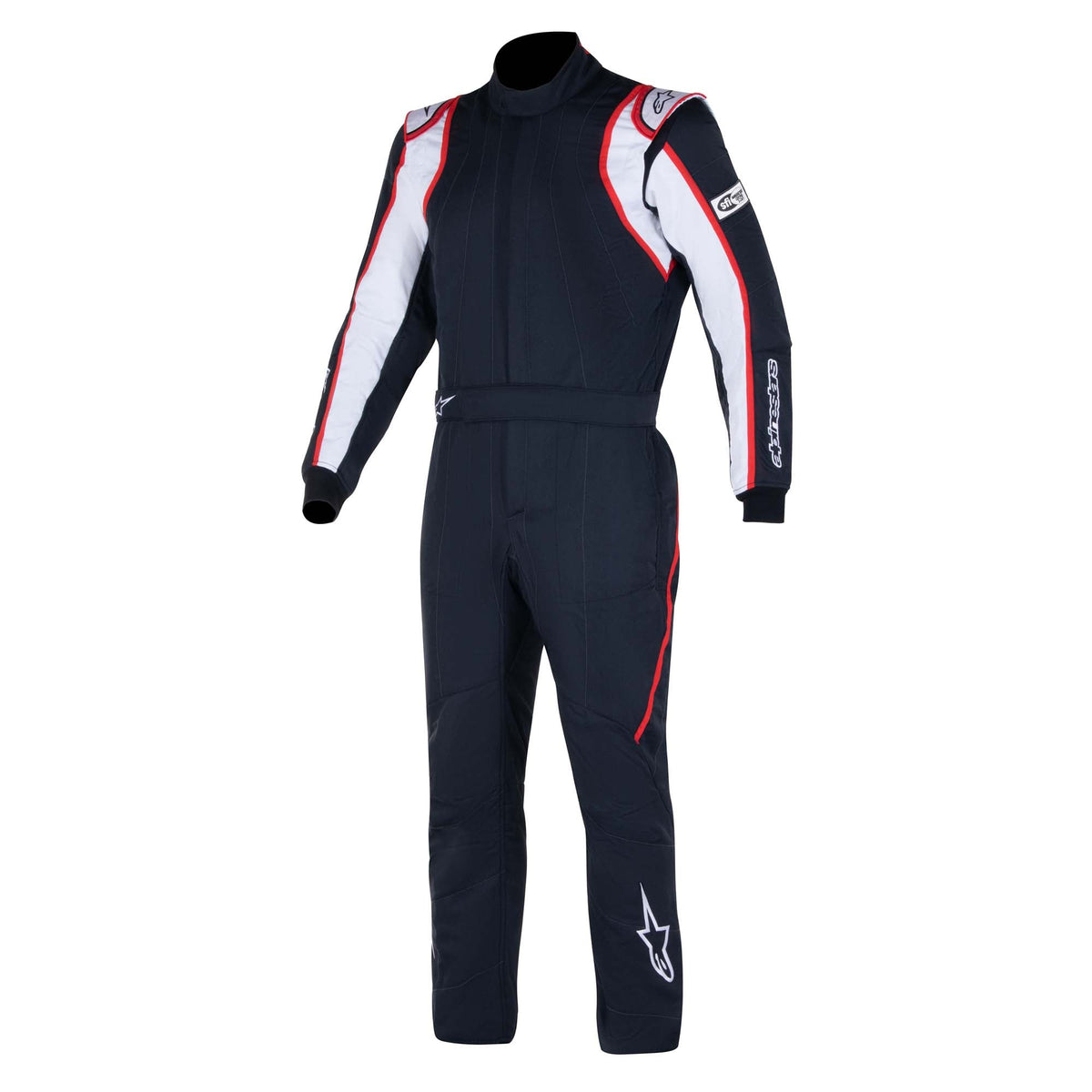 Alpinestars GP Race v2 boot-cut racing suit, dark blue with red and white panels