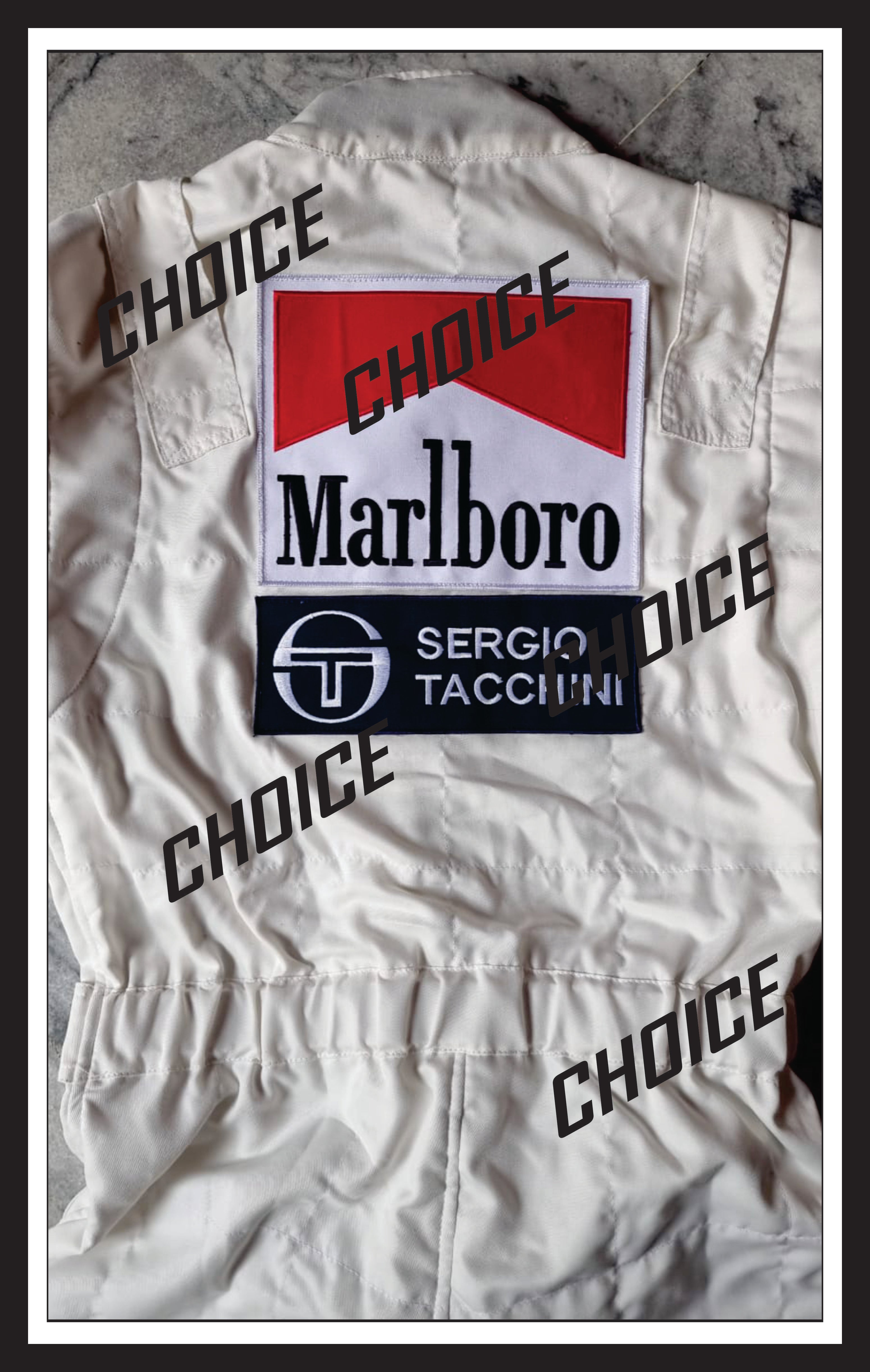 Ayrton Senna Embroidered Patches Suit 1984 Endless Racewear