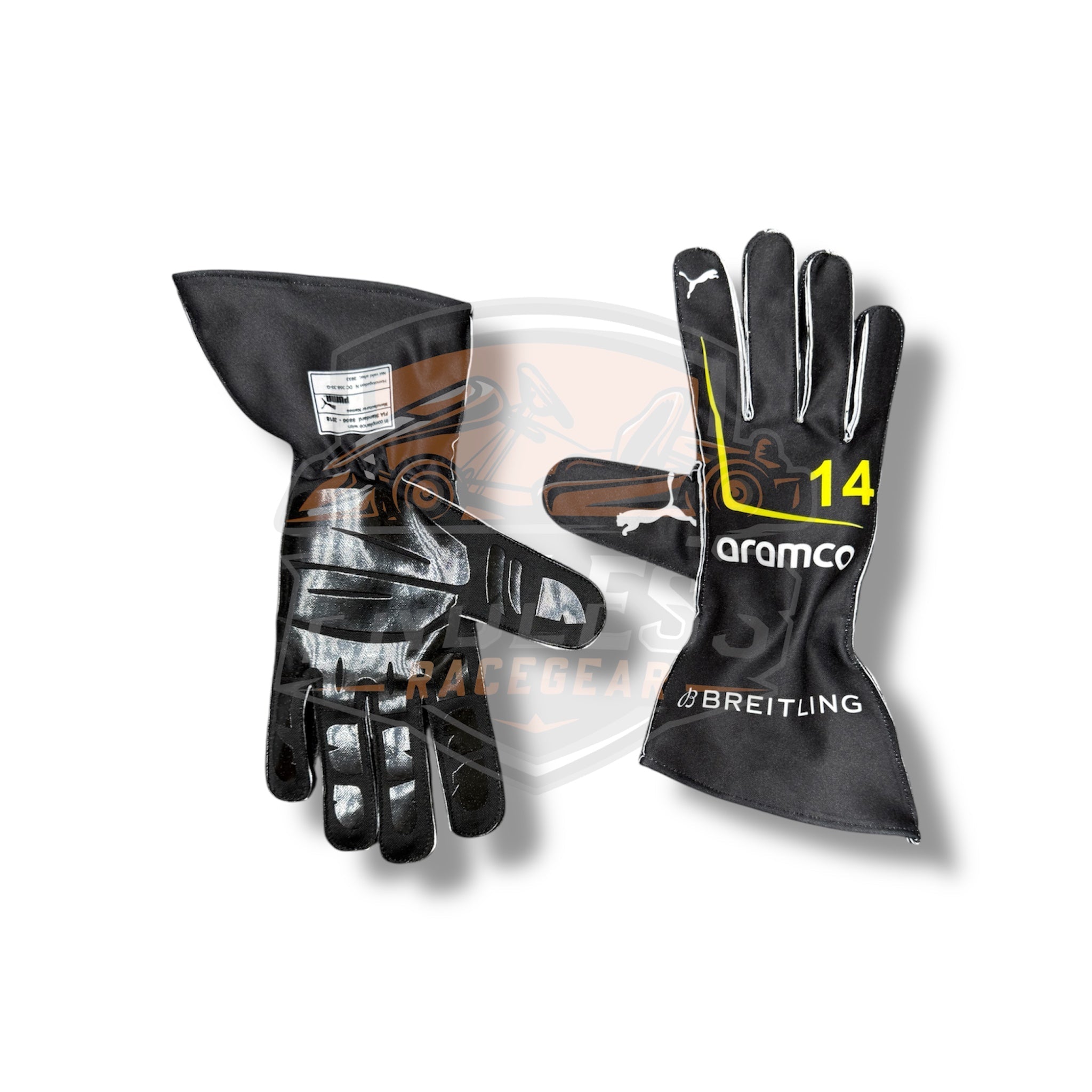 2026 Aston Martin Aramco Formula One Team Racing Replica Gloves Endless Racegear