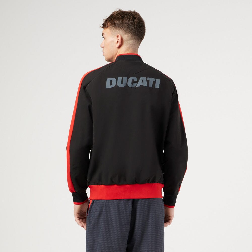 Ducati x Macron Men's Warmup College Jacket  - Black