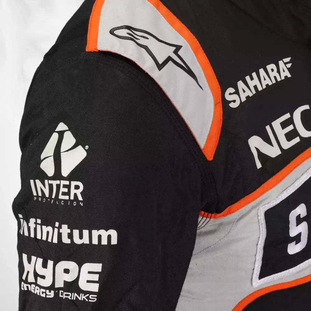 2016 Sergio Perez Sahara Force F1 Team Race Suit Choice Racing