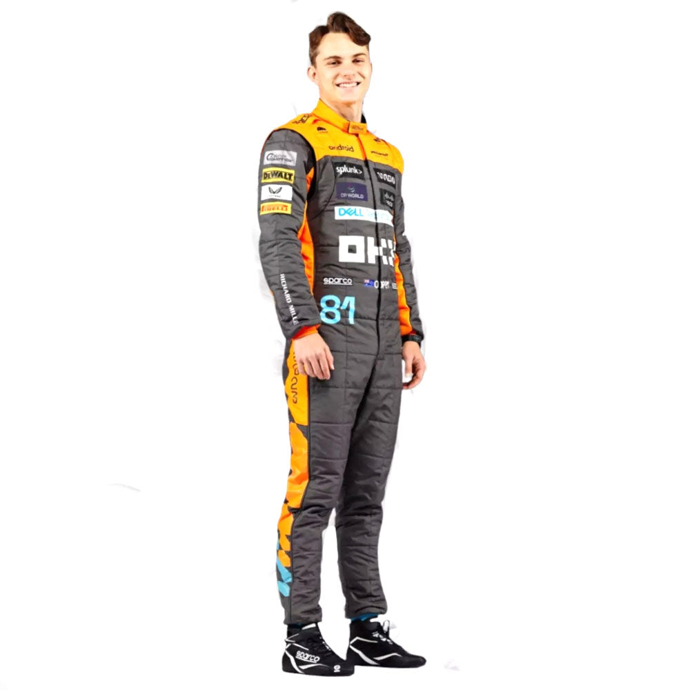 2023 New Oscar Piastri official Replica Race Suit Team McLaren F1 Endless Racewear