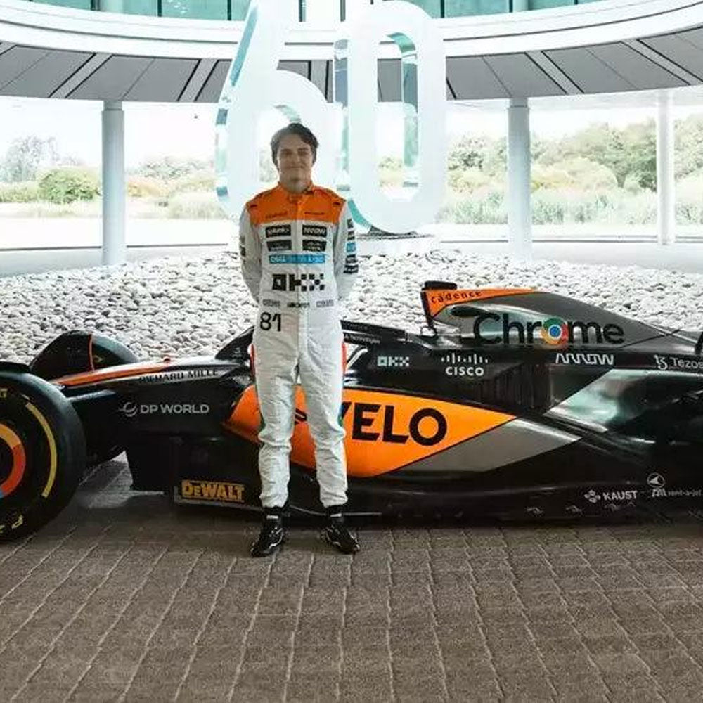 NEW MCLAREN SILVERSTONE OSCAR PIASTRI 2023 RACE SUIT F1 TEAM Endless Racewear