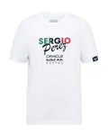 Red Bull Racing F1 Kids Sergio "Checo" Perez Flag T-Shirt - Youth White Red Bull Racing