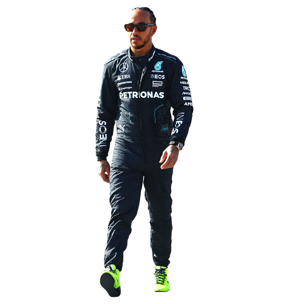 2024 Lewis Hamilton Mercedes AMG Petronas F1 Race Suit Endless Racewear